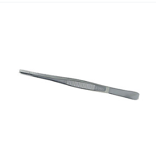金鐘醫用鑷 J42025（14cm橫齒，敷料 ）